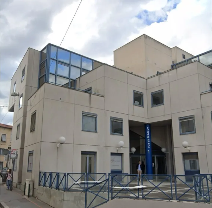 Bâtiment moderne rue de Mailly à Lyon